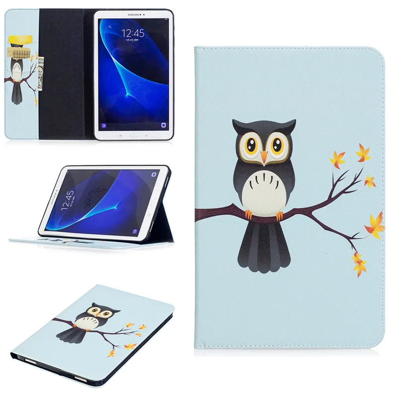 2017 для Samsung Tab A6 10 1 мультяшный кожаный чехол из ТПУ Galaxy A 6 2016 T585 T580 T580N чехлы