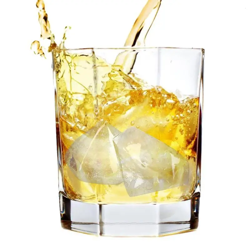 Diamond Форма силиконовая для льда с крышкой Ice Cube Желе чайник Шоколад Плесень виски