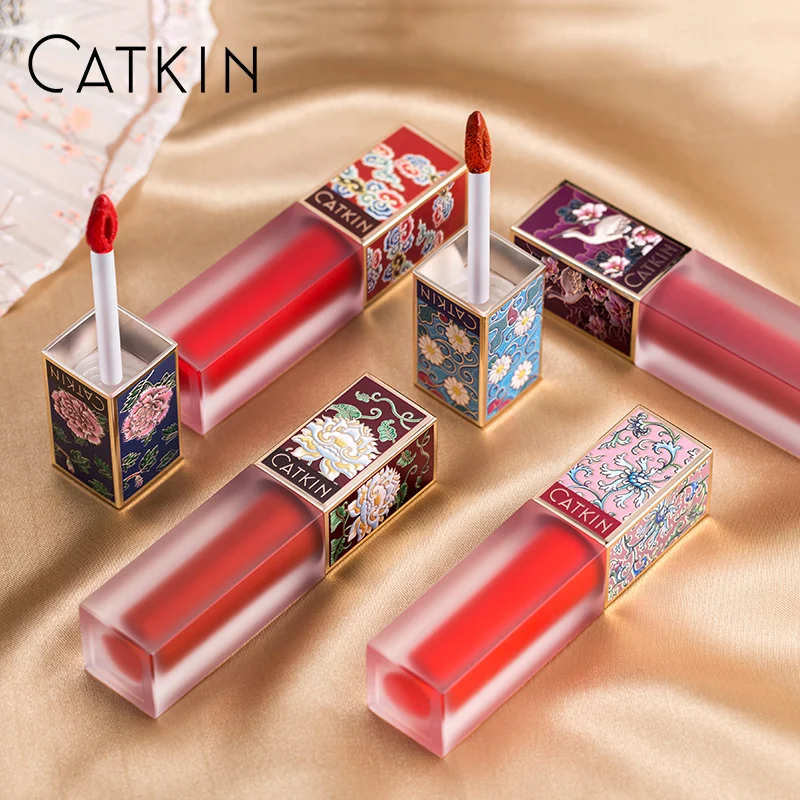 

CATKIN Eternal Love Vivid Melody Lip Gloss 4.2g Cinnabar Red Addictive Love Smooth moisturizing best care for your lip