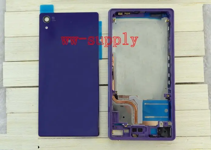 SZHAIYU для sony Xperia Z2 D6502 D6503 с NFC Корпус задней двери стекло замена крышки с логотипом