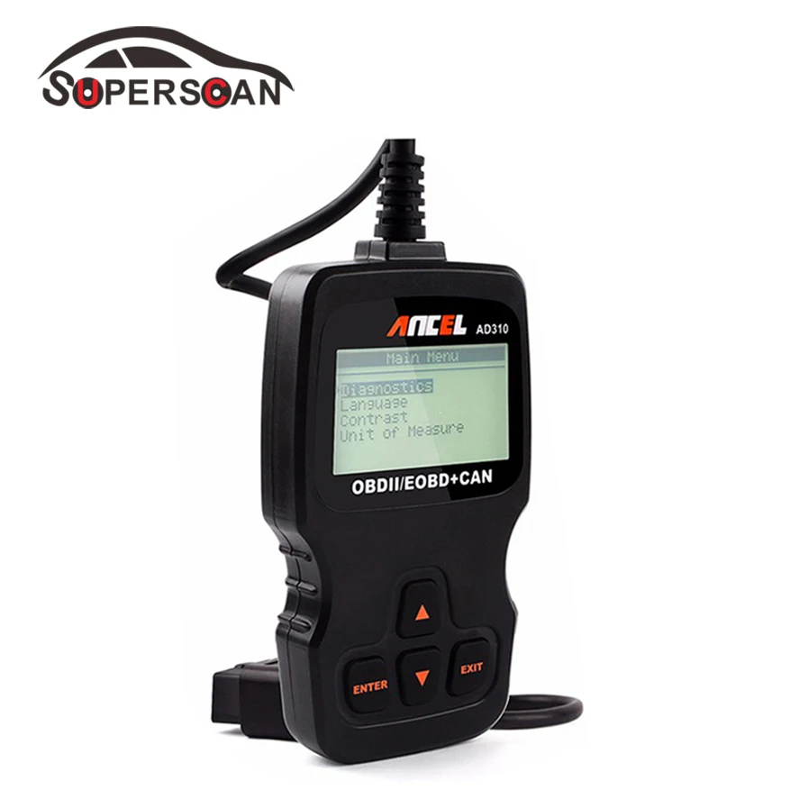 Ancel AD310 универсальный OBD2 OBDII EOBD сканер кода двигателя OBD 2 тестер авто инструмент