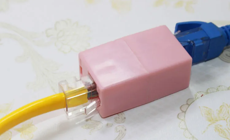 new 5pcs Cat6 RJ45 Gigabit Coupler Female Adapter Shielded For Keystone Panel Blue | Электроника