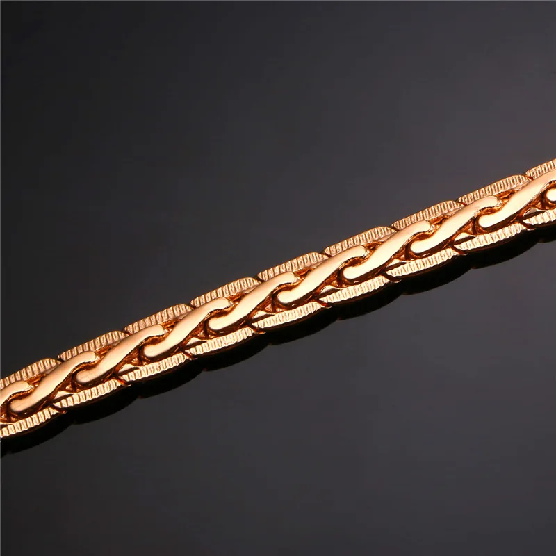 Мужской браслет-змея 21 см под золото/серебро/черный цвет | Украшения и аксессуары