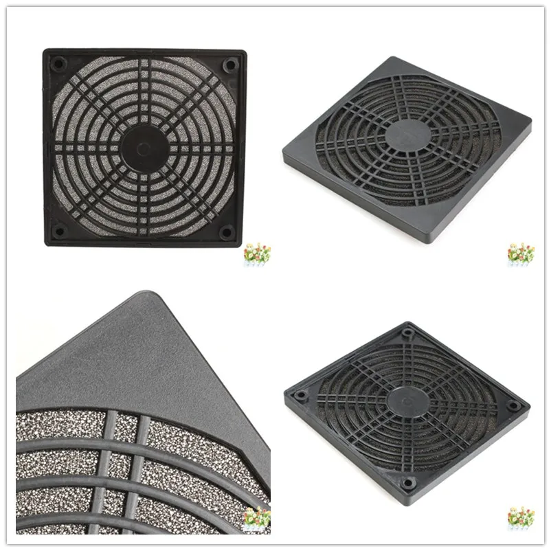 Черный ABS пластик пылезащитный Многофункциональный высокое качество 120X120X10 мм