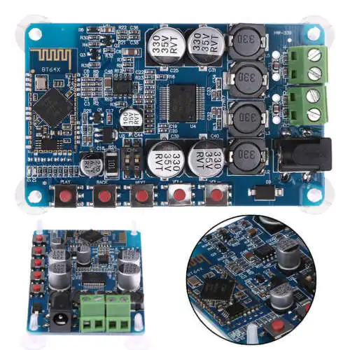 TDA7492P 50 Вт x Bluetooth 4 2 CSR аудио приемник плата цифрового усилителя 3C27 | Электроника