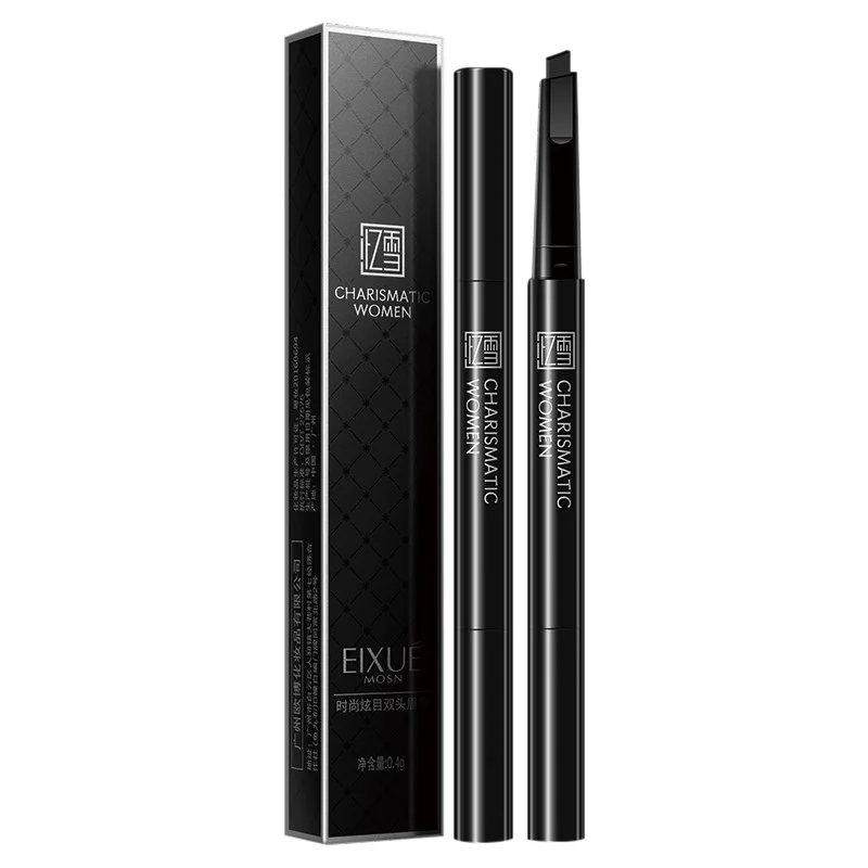 Карандаш для бровей с двойной головкой косметика натуральный водонепроницаемый