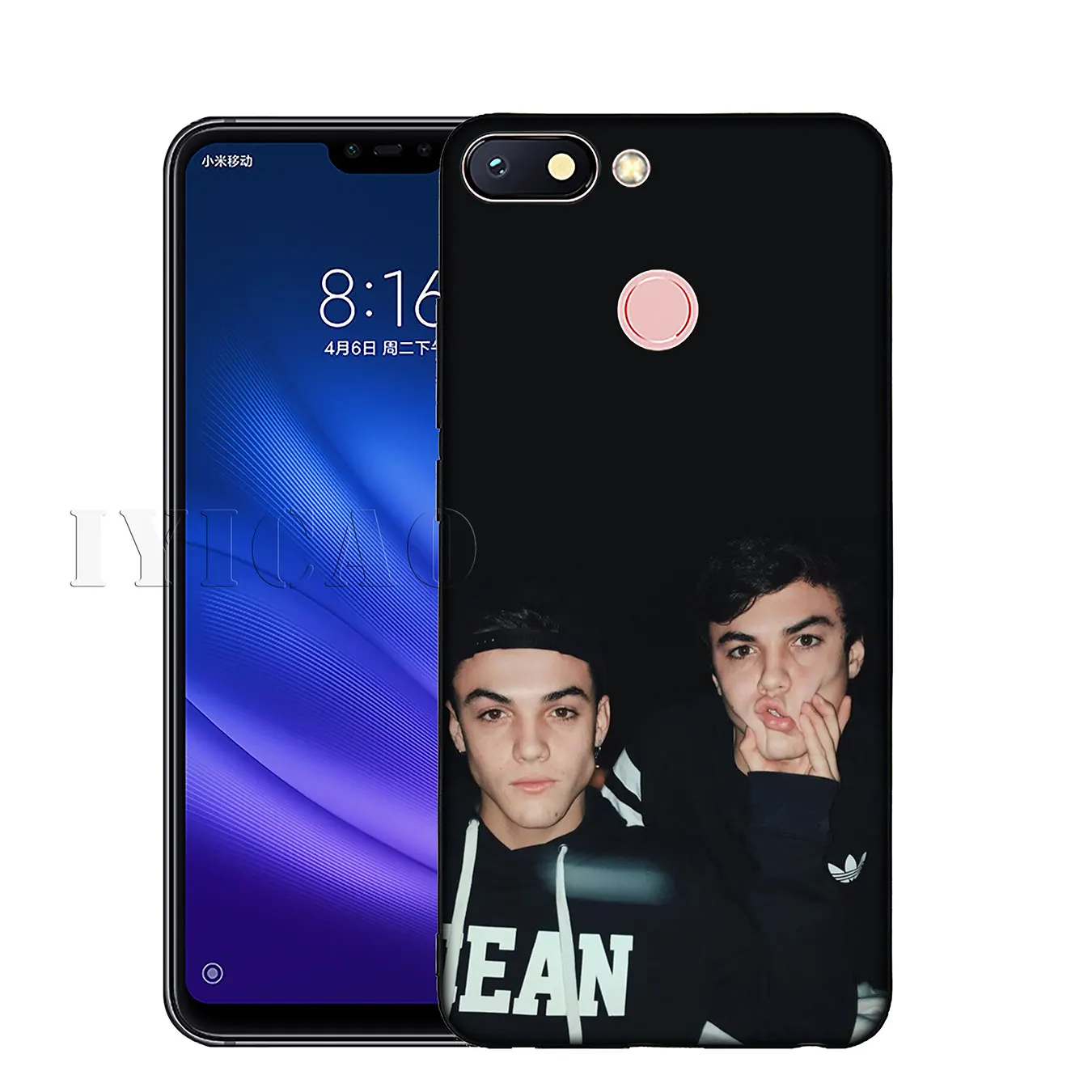 IYICAO dolan twins Coque Soft Silicone Phone Case for Xiaomi Redmi K30 K20 8A 7A 6A 5A S2 GO Note 8 8T 7 5 6 Pro Black Cover |