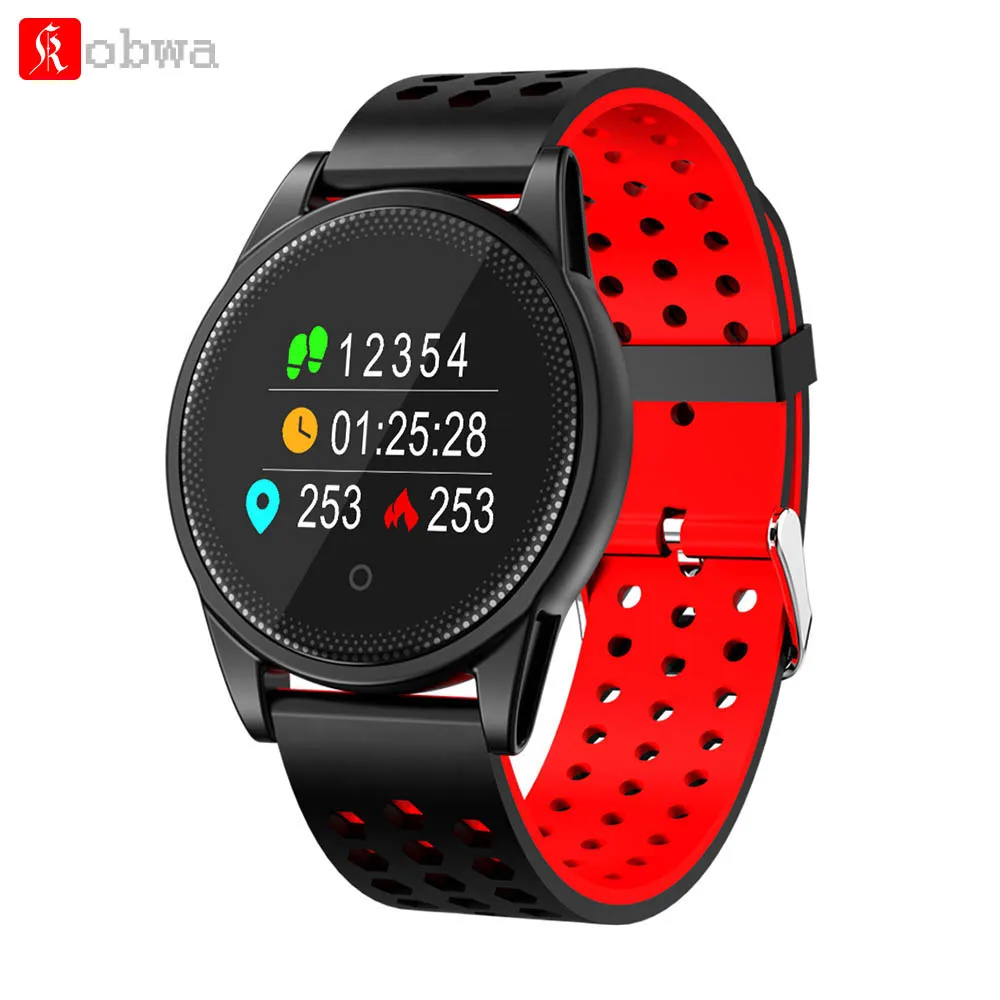 Kobwa M10 Bluetooth Смарт браслет часы 0 96 дюймов Цвет Экран сердечного ритма крови
