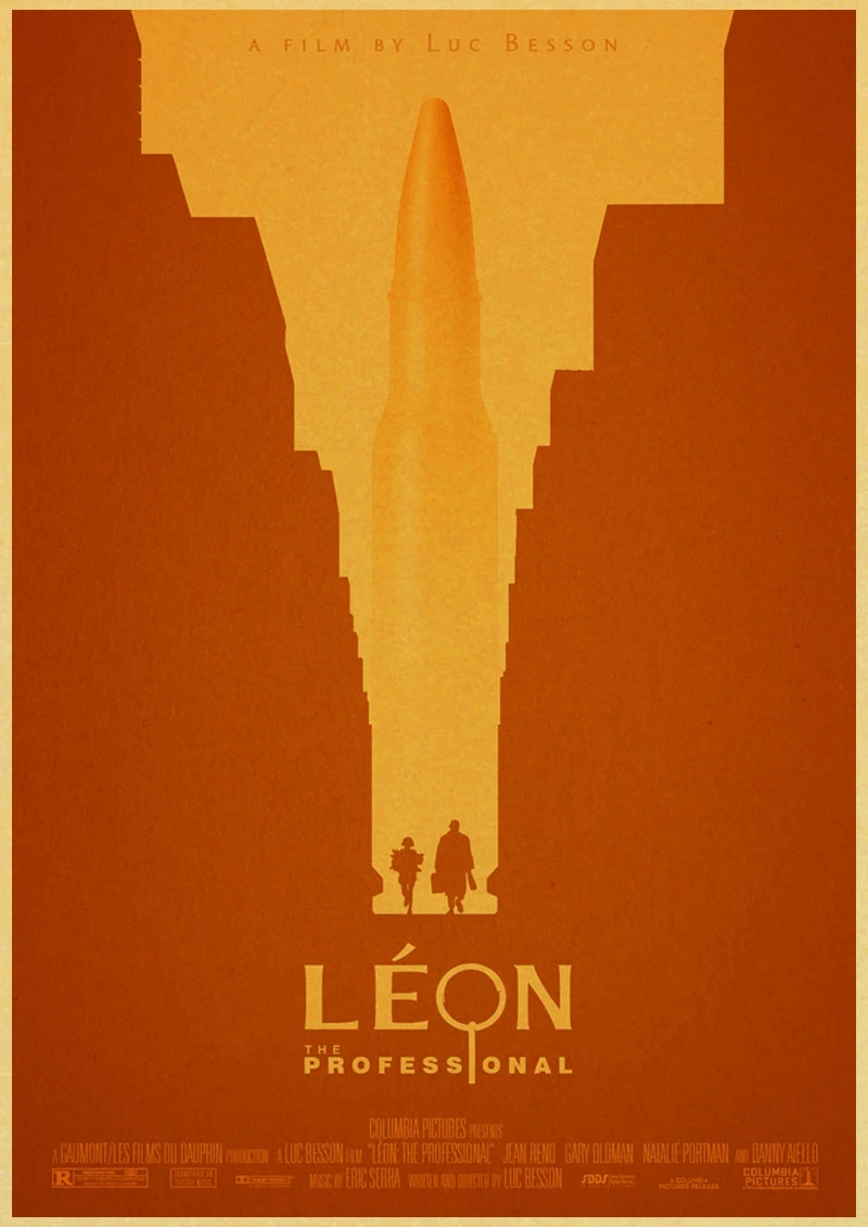 Ретро постер из фильма Leon декоративный крафт бумаги украшение для стены
