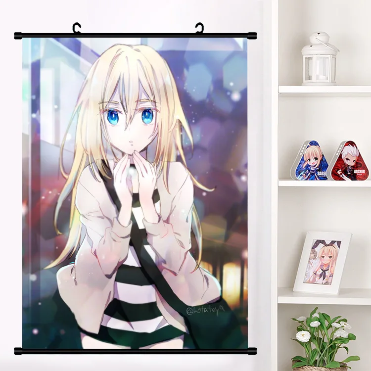 Аниме Satsuriku no Tenshi Angels Of Death Ray Zack настенные свитки плакат Настенные подвесные плакаты коллекция домашнего декора