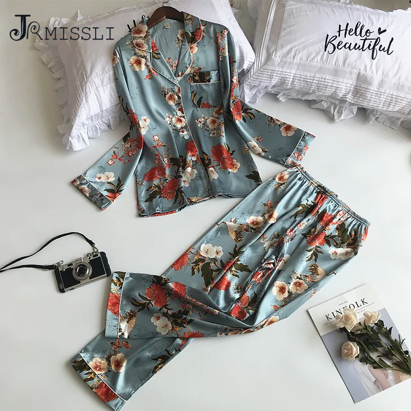 JRMISSLI из 2 предметов Для женщин пижамные комплекты с брюками сексуальная пижама