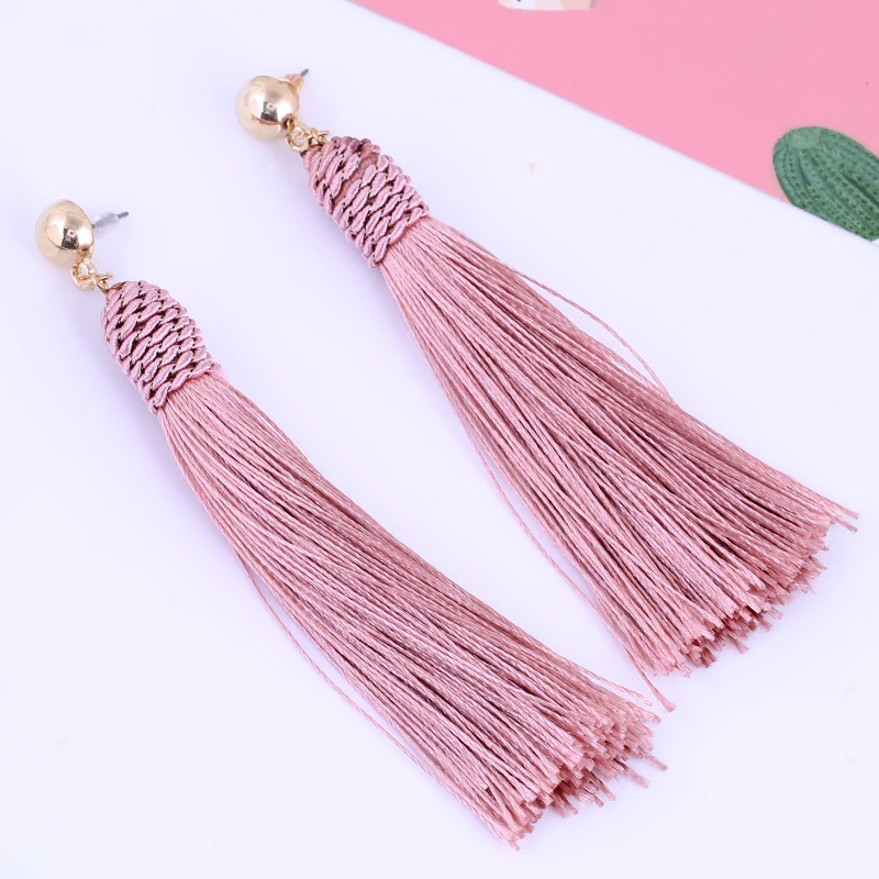 Liuxsp Liuxspliuxsp 2019 новые женские серьги Длинные Стильные с кисточками модные