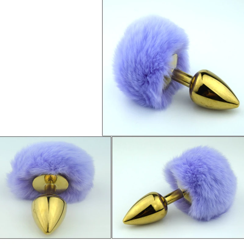 Rabbit Tail Metal Anal Plug Stainless Steel Bunny Anus Butt Sex Toys for Women Gay Adult Products | Красота и здоровье