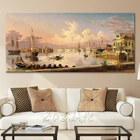 venice canvas painting caudro decoration italian seascape high quality oil painting wall art pictures for living room wall decor