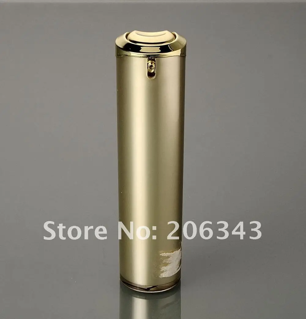 Золотая акриловая конусная бутылка для лосьона 60 мл|cosmetic bottle|lotion bottlespump lotion bottle |