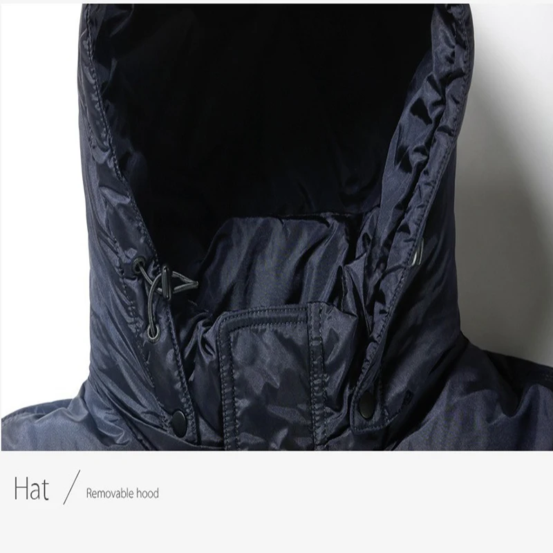 MALIDINU 2022 High Quality Men Down Jacket Winter Thick Down Coat Brand 70%White Duck Down European Size Down Coat Free Shipping