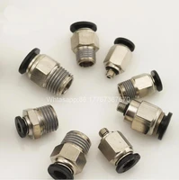 pneumatic air straight fitting 4mm thread m5 pc4 m5 one touch hose connector