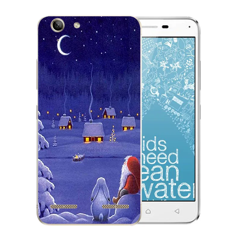 Phone Cases for Lenovo Vibe K5 Covers Plus Lemon 3 A6020 Bags Merry X'MAS Pattern Soft TPU Silicon Case For A 6020 |