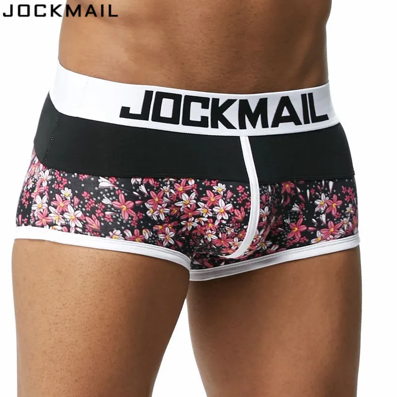 Бренд jockmail, сексуальные мужские трусы боксеры, трусы для геев, чехол для пениса, домашняя одежда для сна, высококачественные мужские трусы-боксеры, шорты для сна