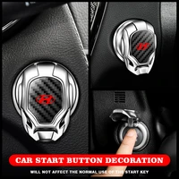 car logo engine start stop switch cover ring ignition button accessories for hyundai creta tucson i30 ix35 solaris i20 kona ix25