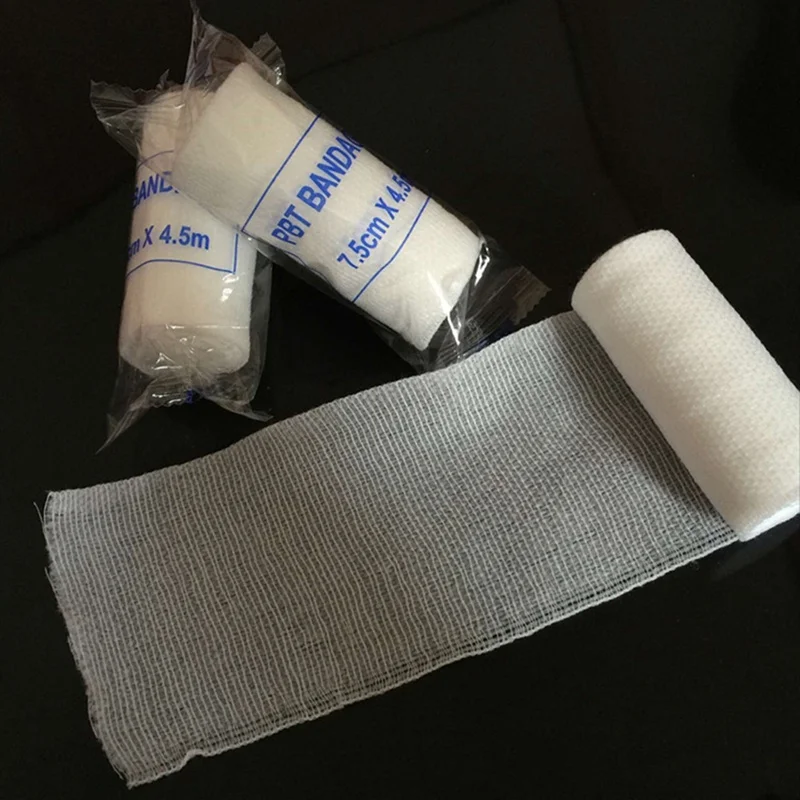 

Elastic Bandage First Aid Kit Gauze roll Wound Dressing Nursing Emergency Care Bandage Outdoor Sports Sprain Treatment