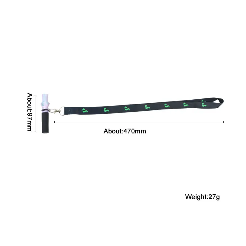 1 шт. подвесной ремешок акриловый мундштук кальяна держатель для сигарет