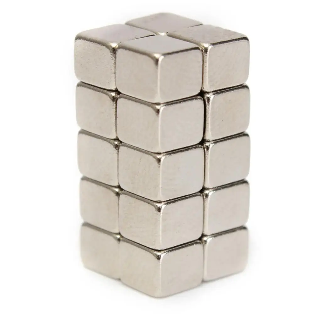 20 штук 5x5x4 мм N52 супер сильные квадратные Редкоземельные неодимовые магниты на