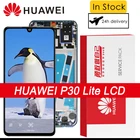 100% Оригинальный 6,15 ''дисплей с рамкой для Huawei P30 Lite MAR-LX1 LX2 AL01 ЖК сенсорный экран дигитайзер Запасные части