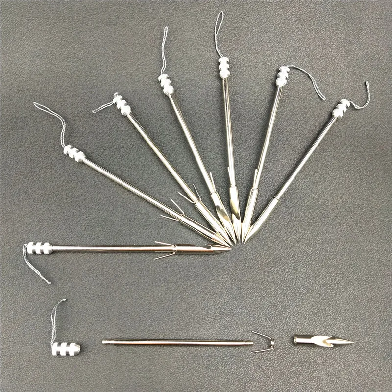 

10/20pcs Triangular Stainless Steel Broadheads Arrowhead Bow Fishing Slingshot Arrow Hunting Shooting Catapult Dart For Shooting