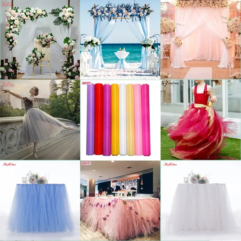 Тюль в рулоне 15 см * 5 м 48 юбка-пачка из органзы украшение для детского душа