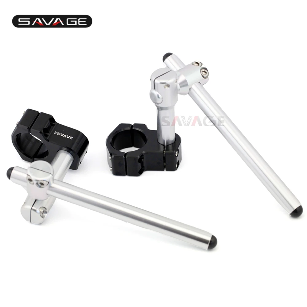 Зажим для вилочной трубки 50 мм алюминиевый регулируемый руль рукоятка