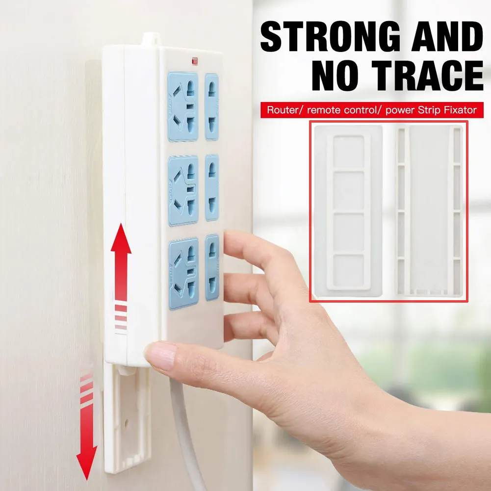 2 предмета самоклеющиеся Мощность держатель ленты настенное крепление для