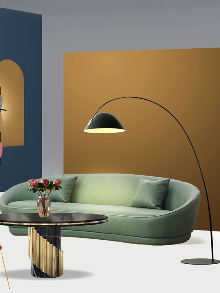 

Nordic post-modern fishing простая гостиная диван Напольная Лампа модель дома лампа для лески