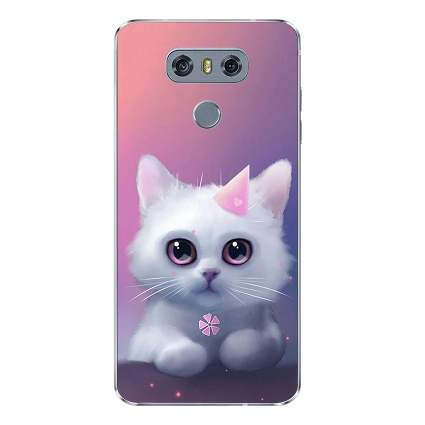 Ciciber Animal Cat для LG G7 G6 G5 G4 V40 V35 V30 V20 THINQ мягкие ТПУ чехлы телефонов чехол K8 K10 K4 K7 2017 2018 K9
