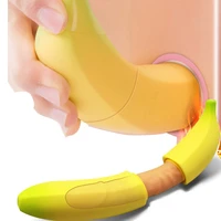 disguise banana shape dildo vibrator for women realistic huge penis dildo usb charged electric cordles handheld massager