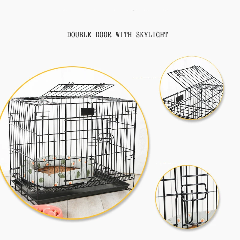 Cubierta transparente para jaula de perro, mosquitera para mascotas, a prueba de lluvia, parabrisas para mosquitos, protector solar-3
