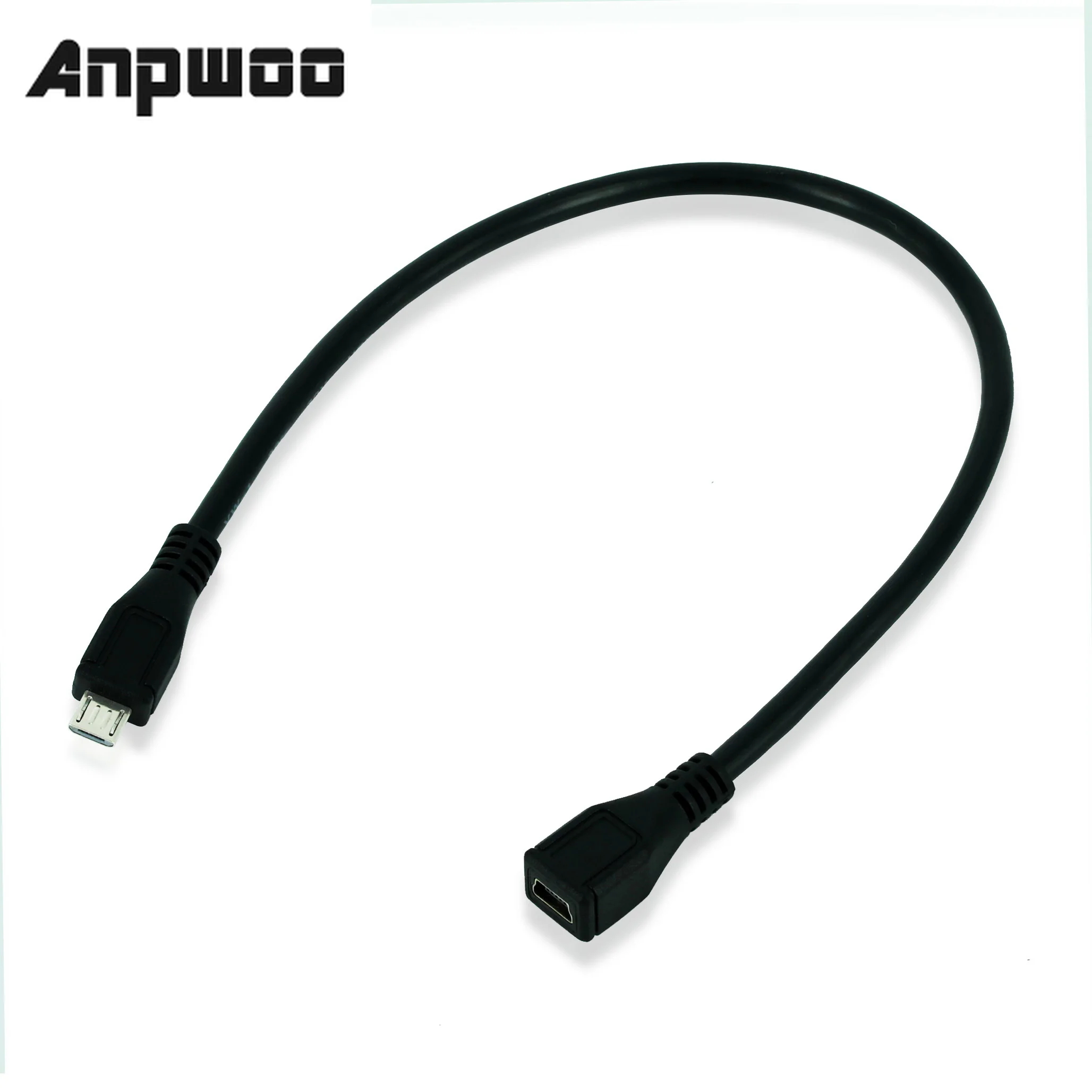 Универсальный кабель ANPWOO 30 см Micro USB штекер мини гнездо для мобильных телефонов MP3