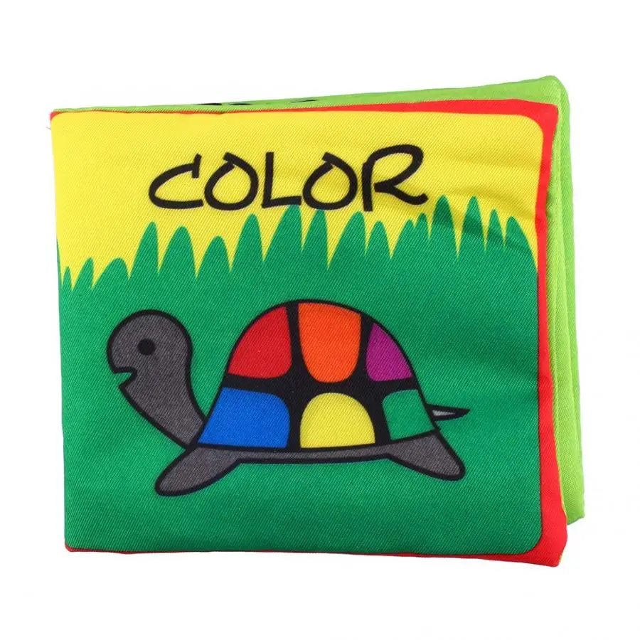 Детская тканевая книга развивающая игрушка для детей 0 12 месяцев Тихая Книга