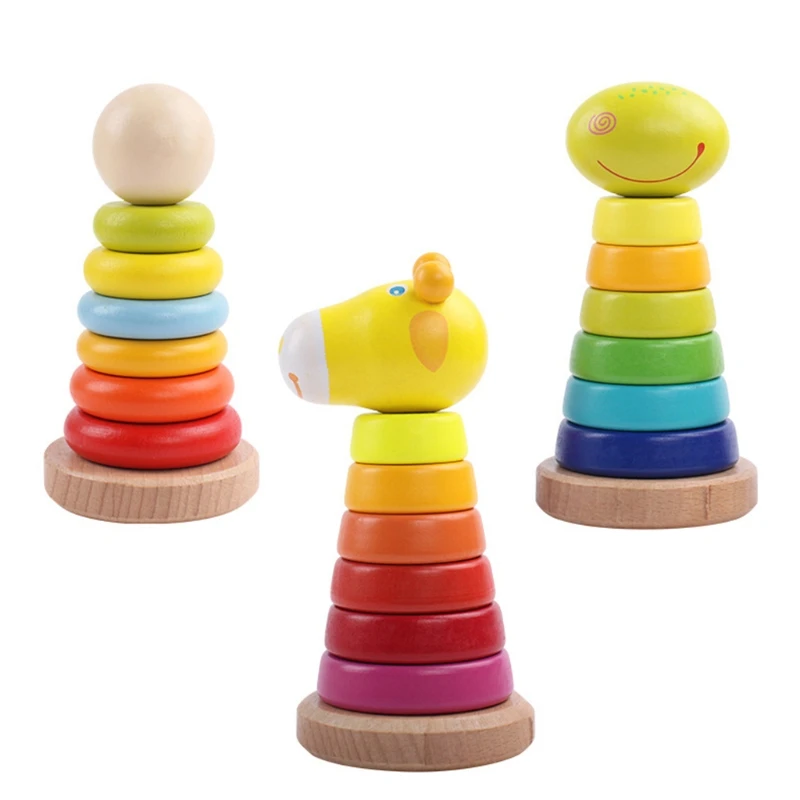 

Деревянная игрушка-конструктор для детей от 1 года