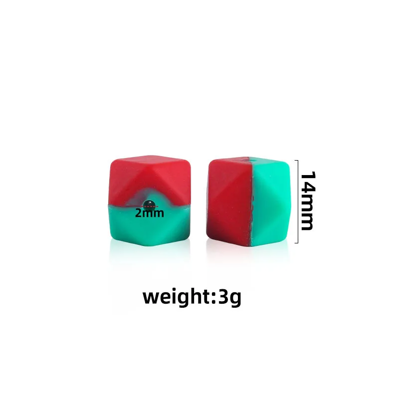 

14mm Hexagon Silicone Beads 100pcs/lot For DIY Baby Pacifier Chain BPA Free Teething Baby Teether Baby Accessories