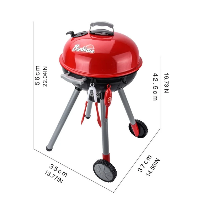 

1Set Simulation Dollhouse Accessories Electric BBQ Grill Pretend Play Set Realistic Cooking Set Toy Kitchen Accessories