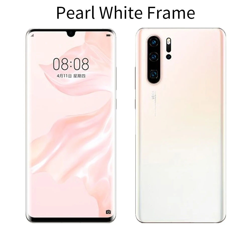 6,4" для huawei P30 Pro lcd кодирующий преобразователь сенсорного экрана в сборе для huawei P30 Pro дисплей с рамкой Замена P30+ lcd - Цвет: Pearl White Frame
