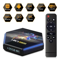 new set top box hk1 rbox r2 rk3566 android 11 dual band wifi 4 0 bluetooth 1000m 4k hd tv box 8gb4gb with remote control
