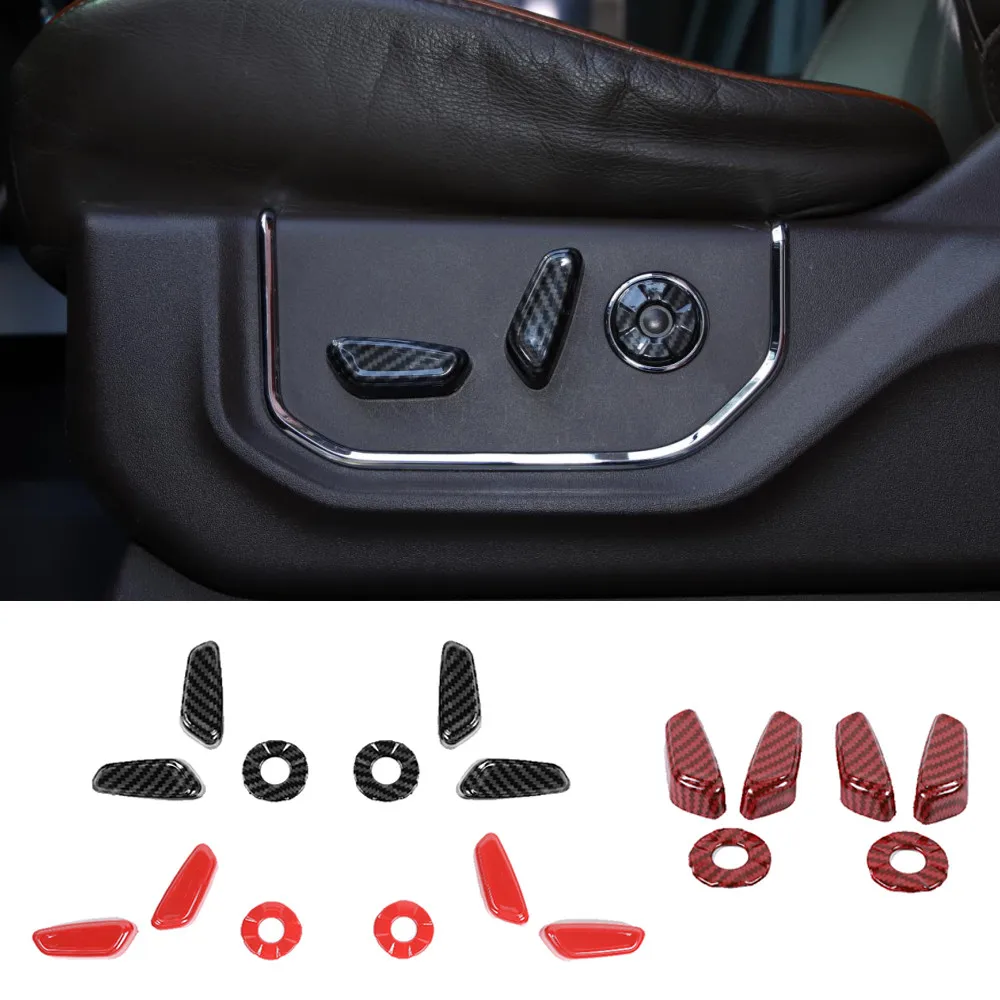 

ABS внутренняя Электрическая регулировка сиденья декоративная накладка для Ford F150 2015-2021 автомобильные аксессуары