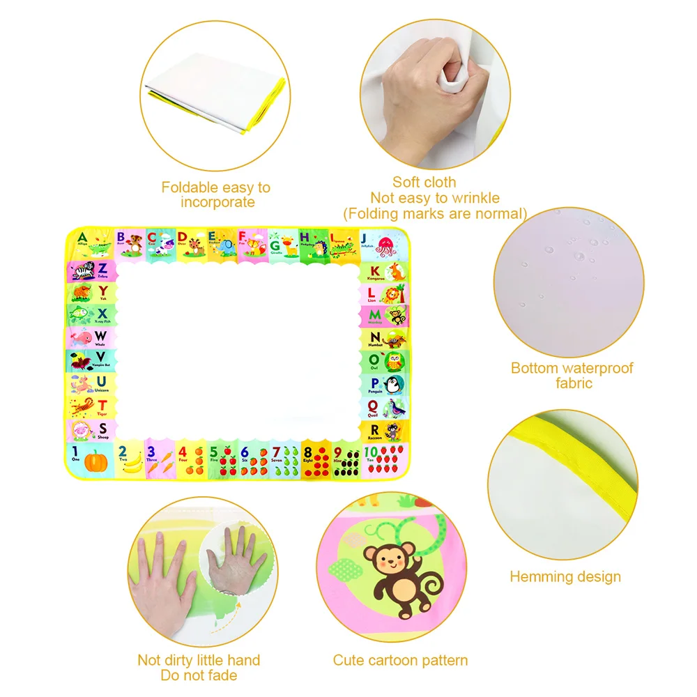 Coolplay волшебный коврик для рисования водой и ручек детский игровой игрушки