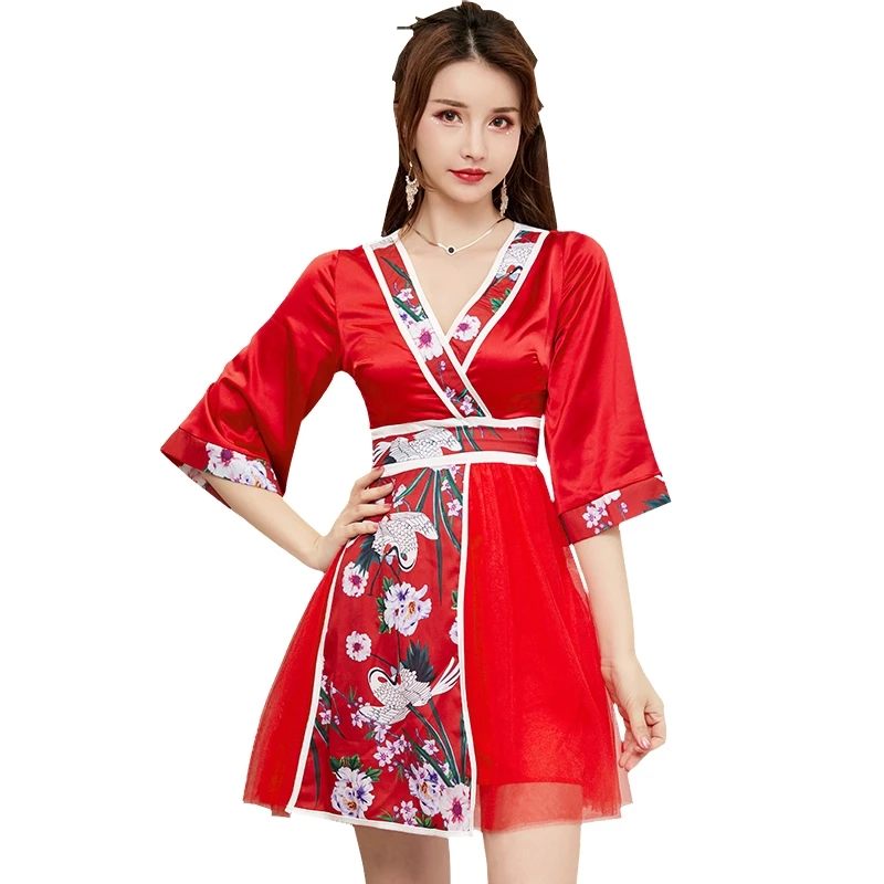Женское сексуальное платье японская одежда женское хаори юката косплей японское