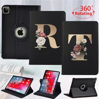 360 degree rotating tablet case for ipad pro 2015 9 7 pro 2017 10 5 pro 11 2018 2020 26 letter cover case stylus