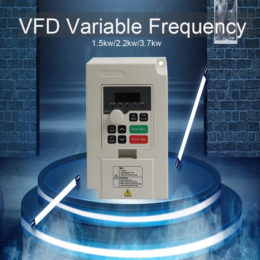 

1.5KW /2.2KW 220V VFD Variable Frequency Drive Vector Inverter For Spindle Motor Speed Control.