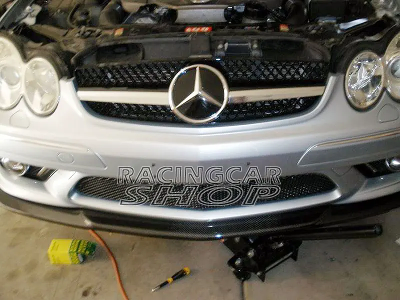 Передний спойлер из углеродного волокна для BENZ W209 CLK CLK500 CLK550 CLK55 AMG передний бампер