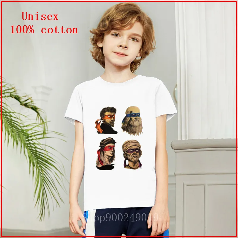 Футболка с черепашками-ниндзя для мальчиков и девочек футболки Друзья | Детская